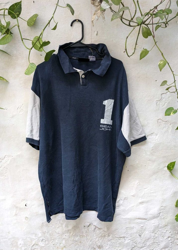 Sean John "1" Graphic Polo Shirt