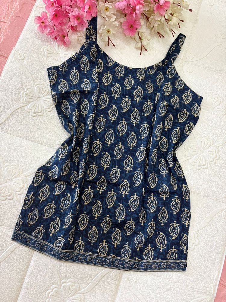 Printed short kurta