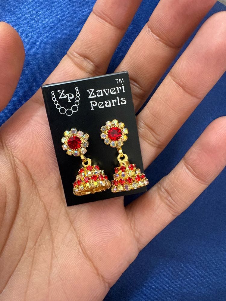 Zaveri Pearls Jhumka Earrings