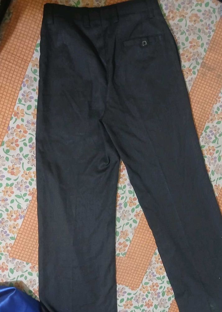 Trendy Wide Leg Black Pants