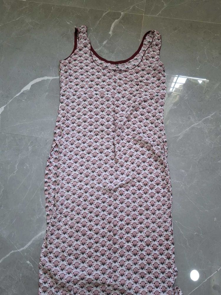 Printed Sleeveless Mini Dress