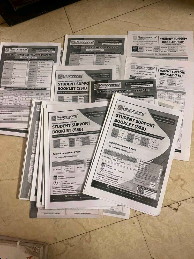 Resonance test paper and ssb