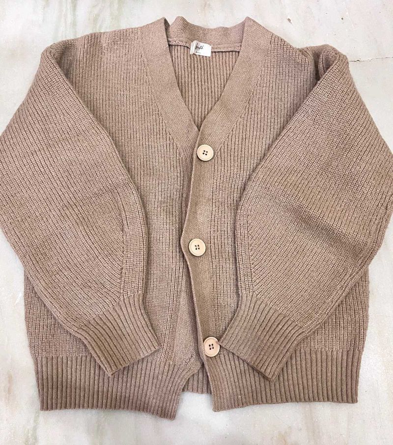 Cozy Knit Button-Up Cardigan