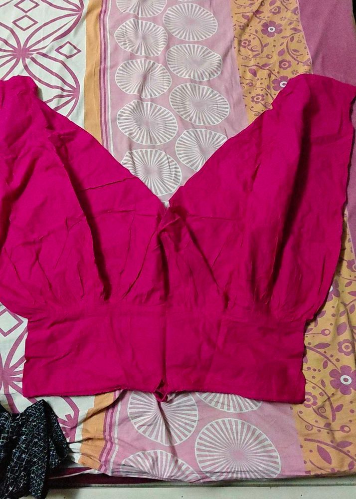 Pink full flair cotton patiala payjama