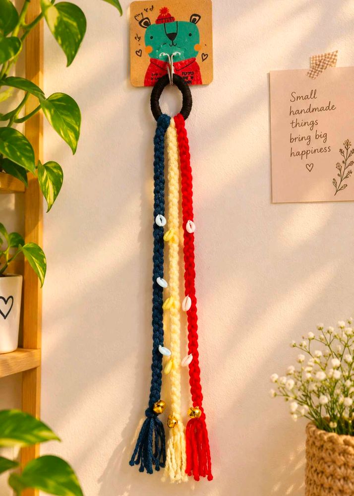 Boho Braided Hair Tie with Shells