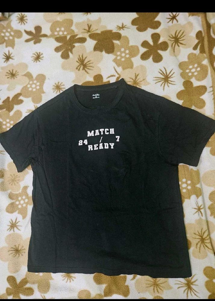 Zudio Black  T-Shirt