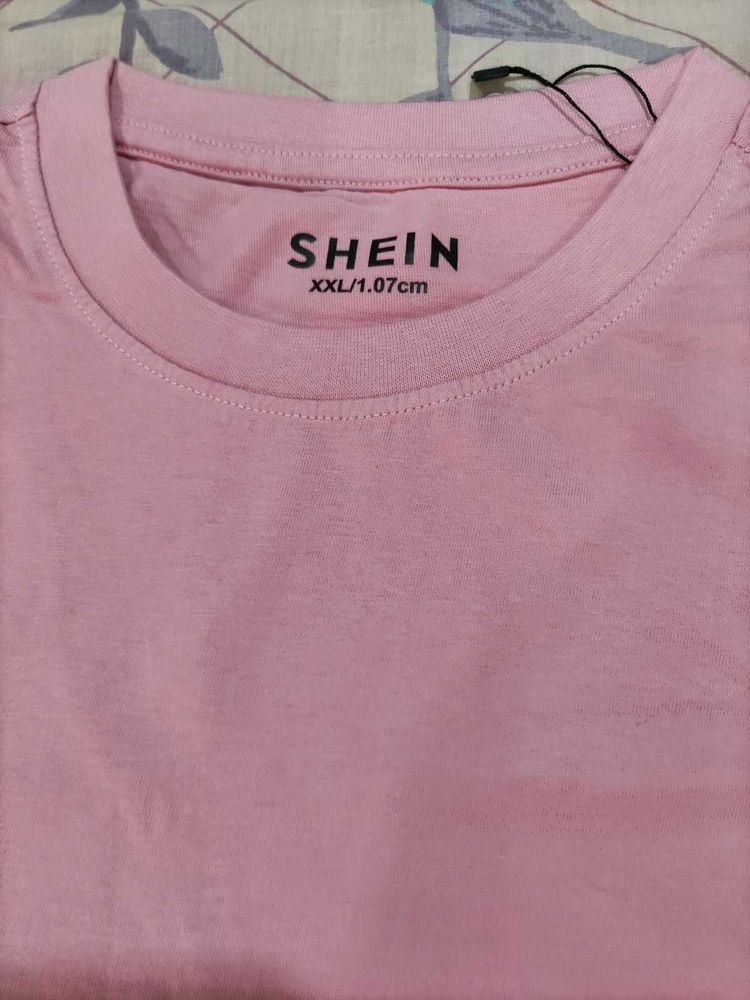 SHEIN Pink T-Shirt