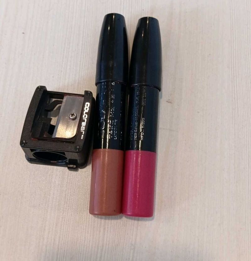 Colorbar Lipsticks combo with Sharpener
