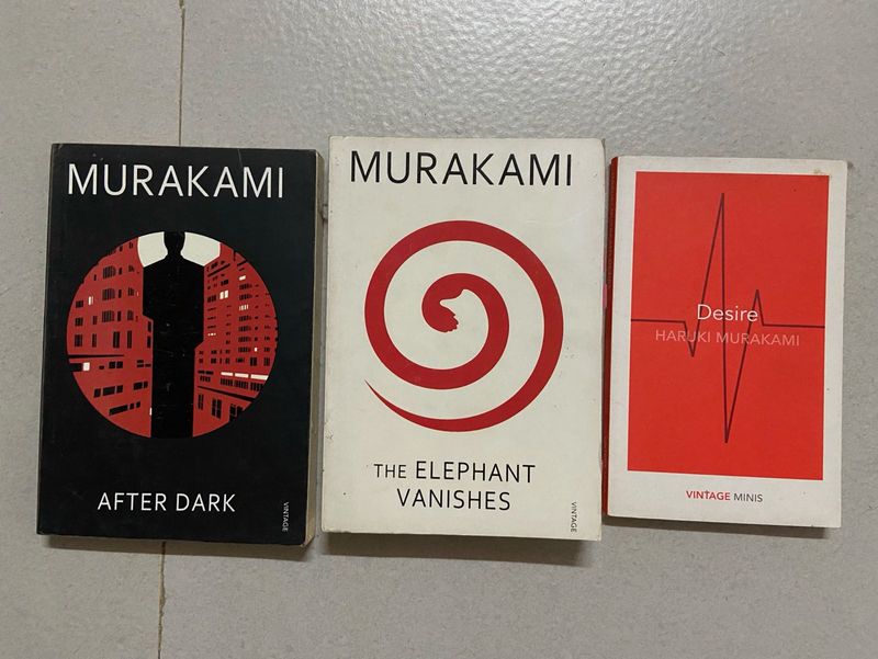 Set of 3 Haruki Murakami Books