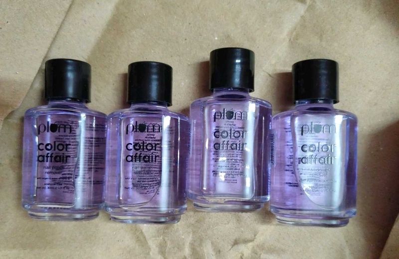 Plum Color Affair Nail Polish Remover