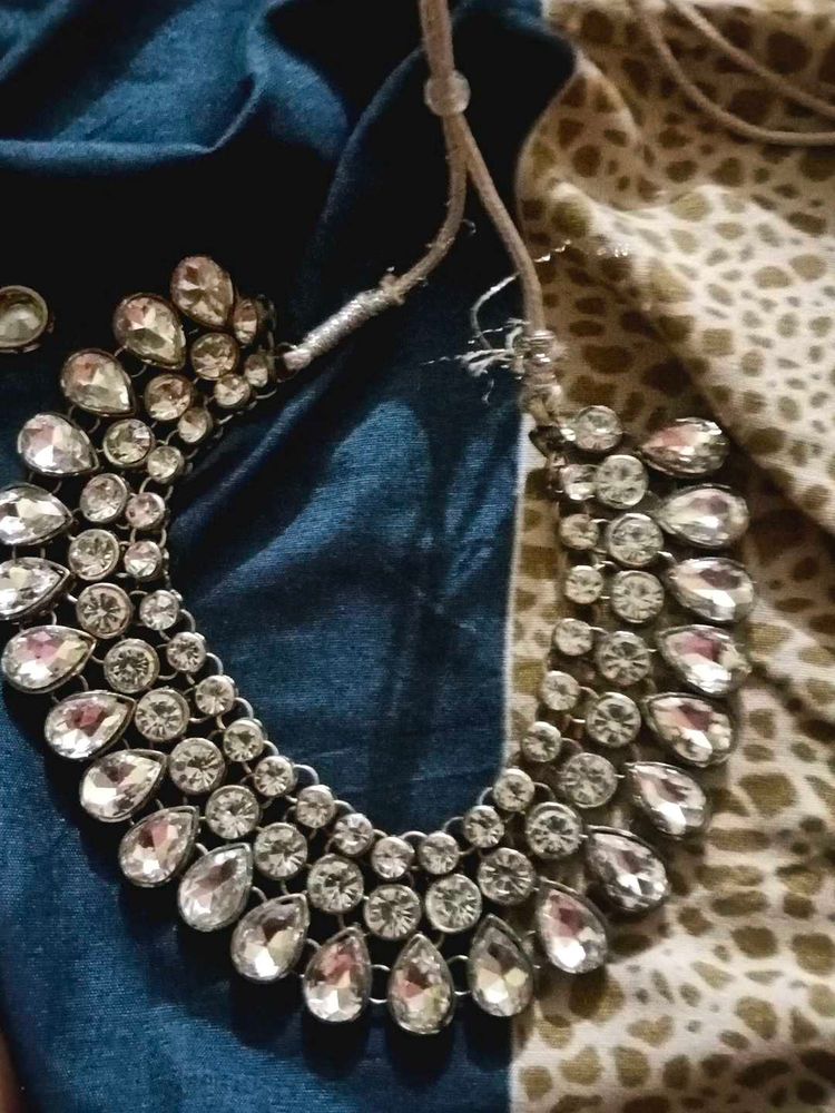 Stunning Rhinestone Statement Necklace
