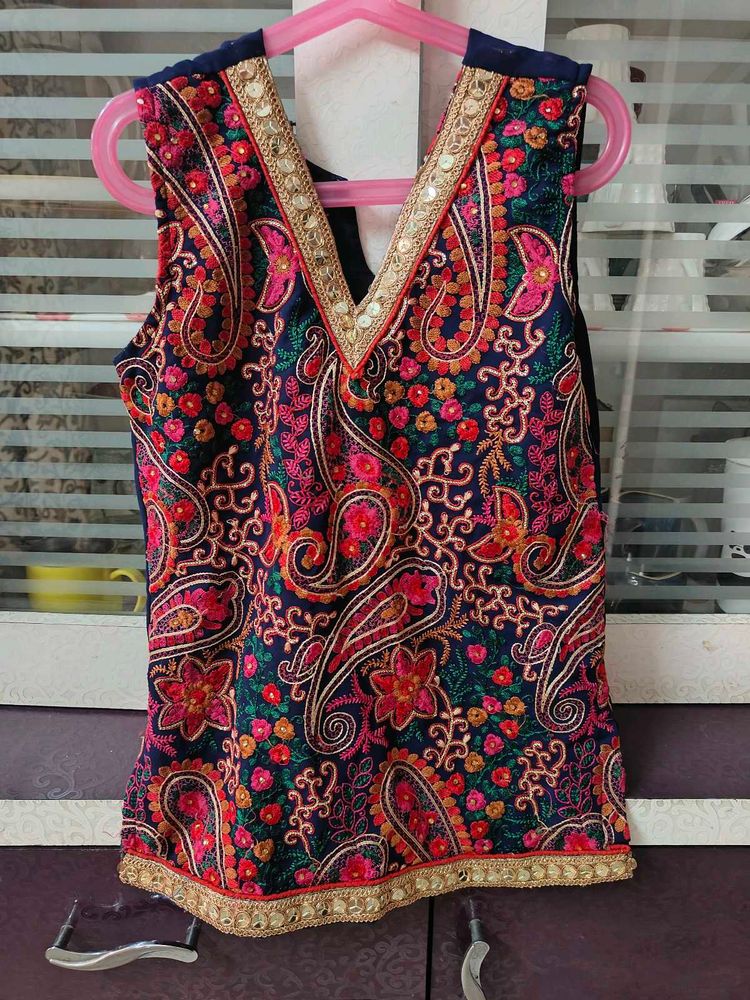 Embroidered Paisley Blouse