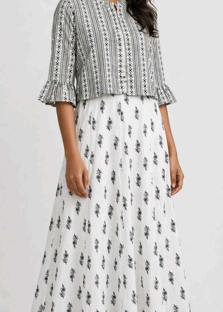 White &amp; Black Dress Set XL