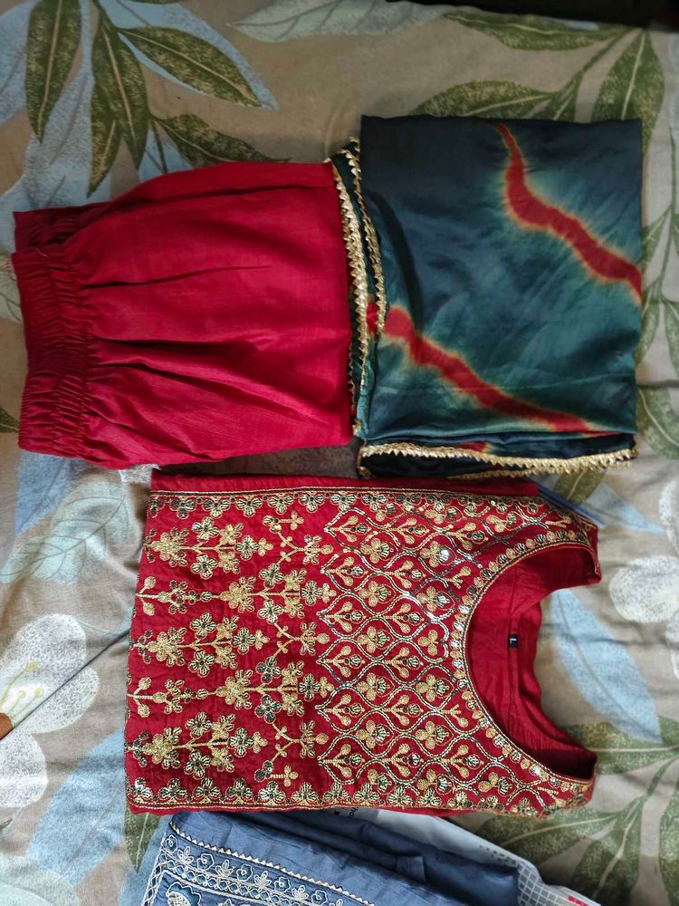 Elegant Embroidered Kurta Set