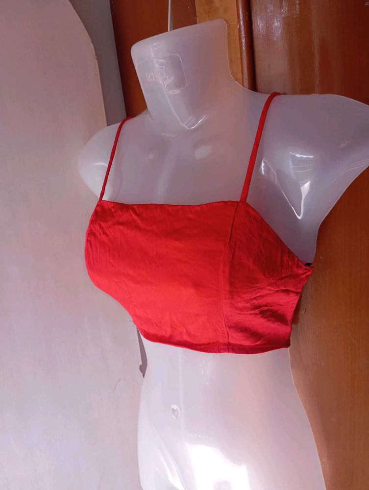 Red Crop Top - Stylish &amp; Trendy