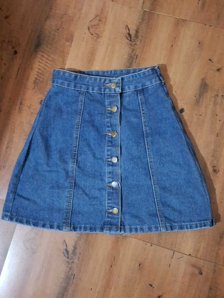 Blue Denim skirt🤍