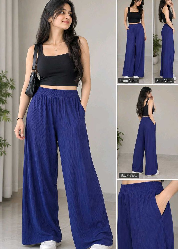 Blue Palazzo Pants