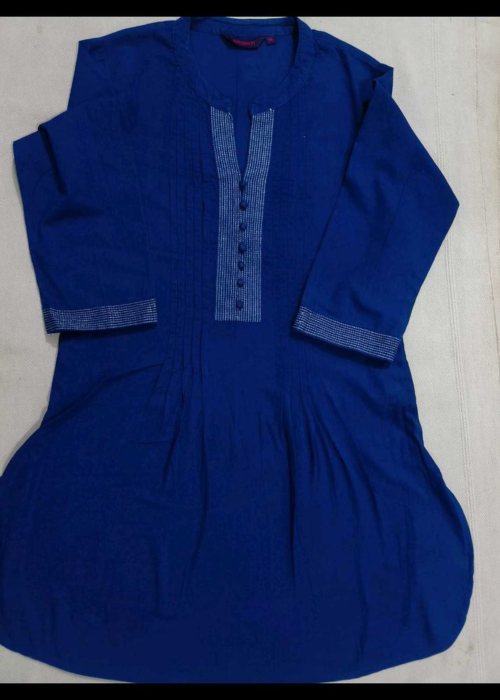 Blue short kurti