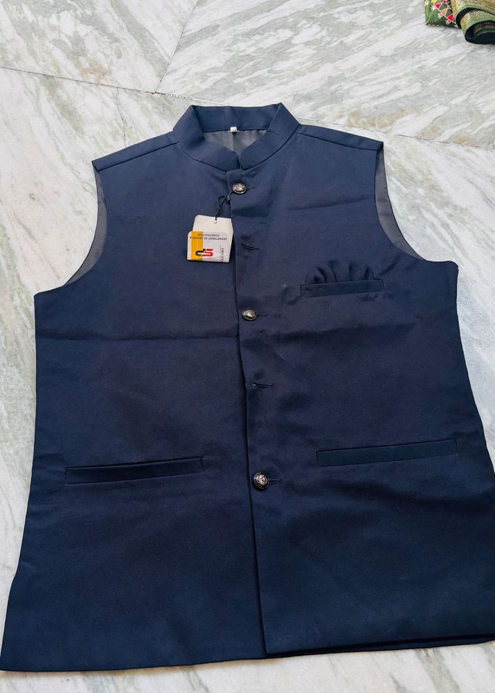 Classic Navy Nehru Jacket