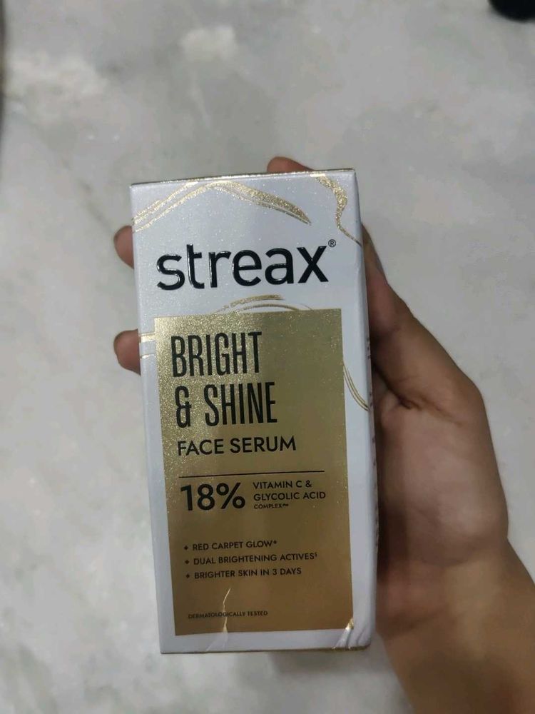 Streax Bright &amp; Shine Face Serum