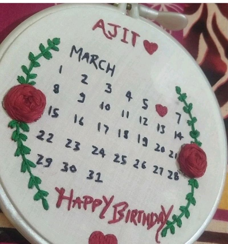 Handmade Hoop stitch gifts ❤️❤️