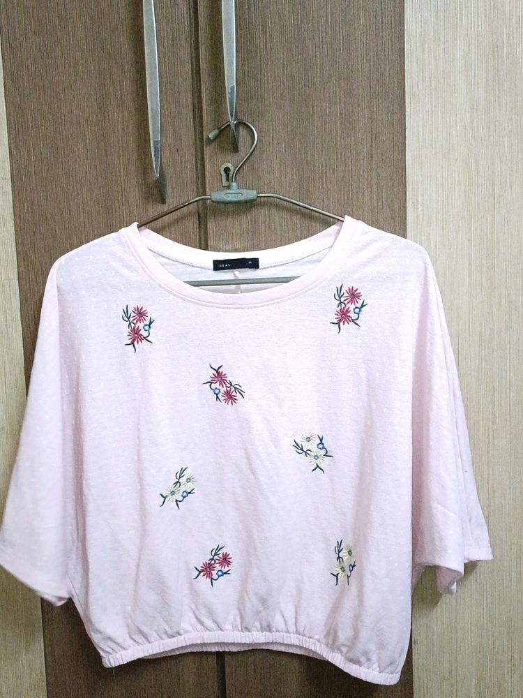 Trending Cute Pink Crop Top