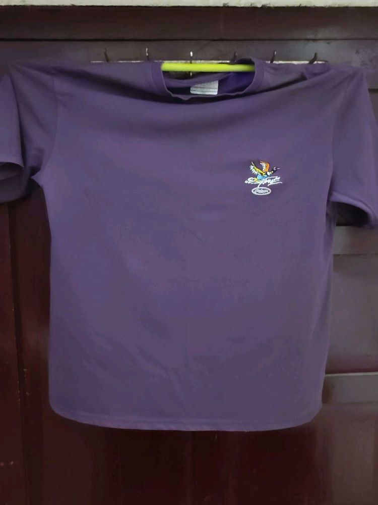 Men's Purple Graphic T-Shirt