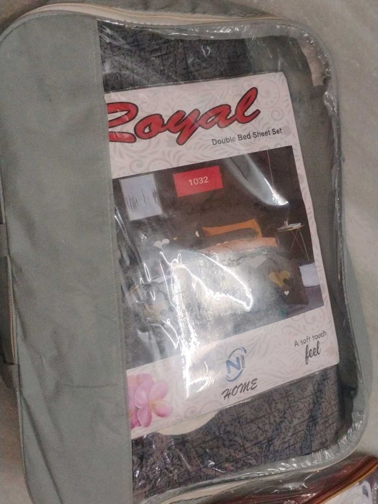 Royal Double comforter and bedsheet set