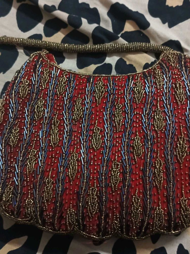 Beaded hand Bag