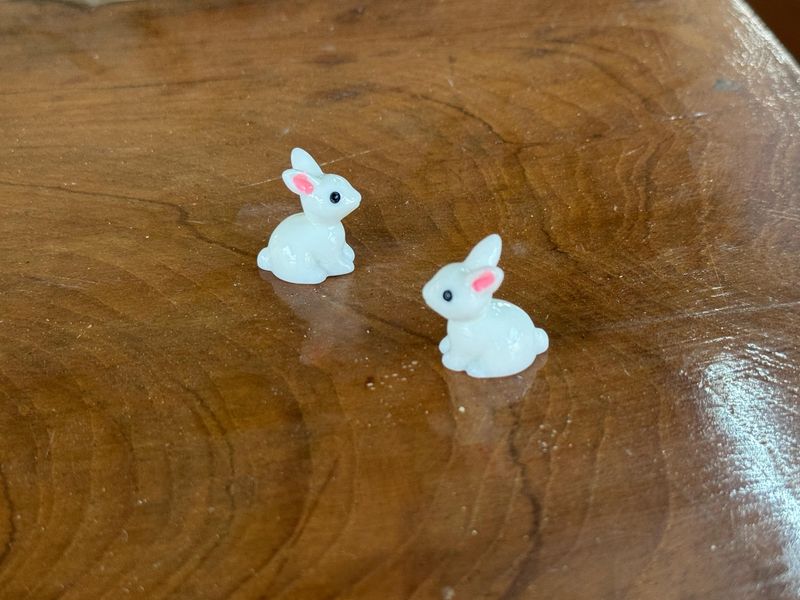 Set Of 6 Rabbit Miniature