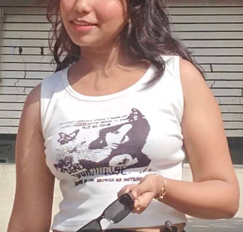 Graphic Print Tank Top