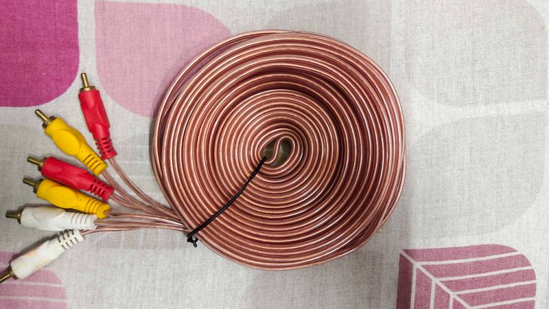 10 meter RCA Audio Video Cable