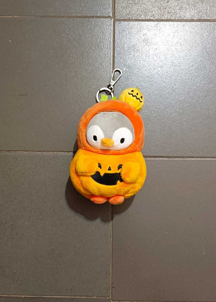 Cute Penguin Halloween Keychain
