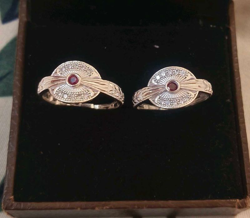 pure silver thumb ring