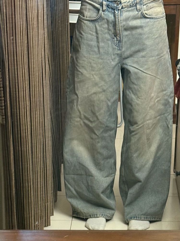 Imported Baggy Light Washed Jeans