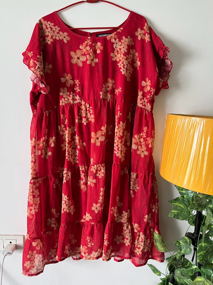 Knee Length Loose Dress