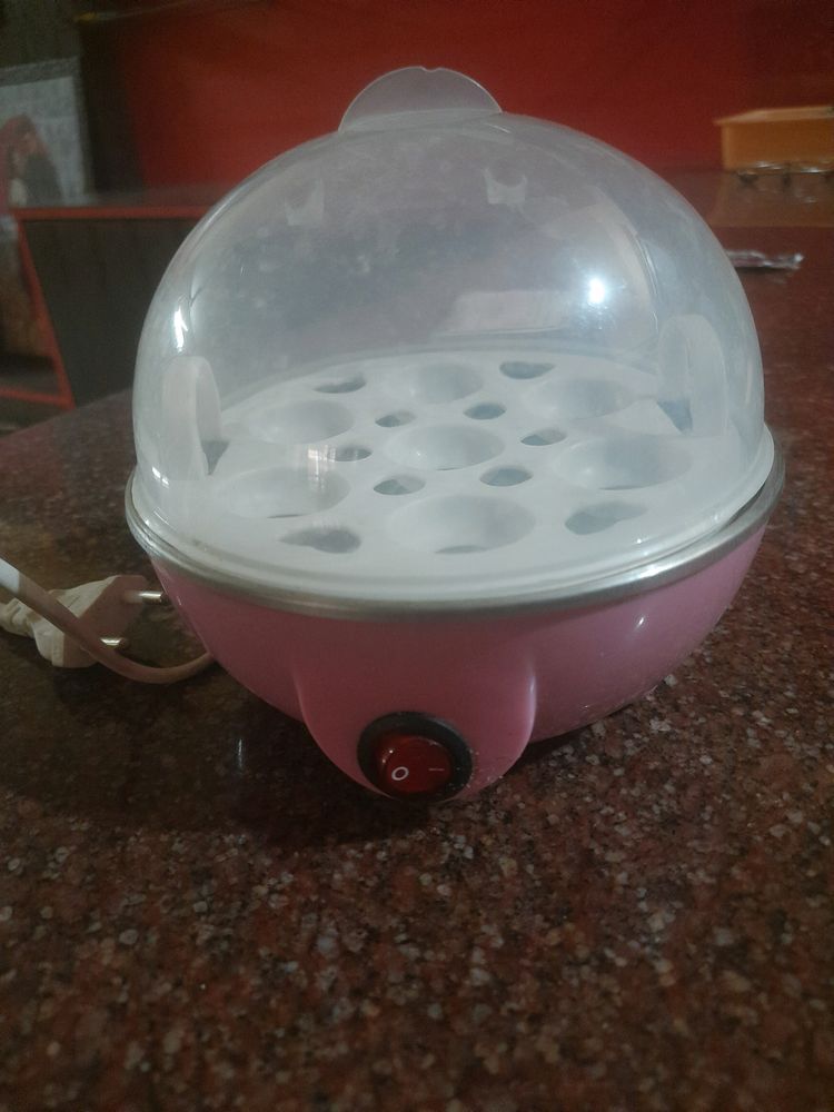 Electric Egg Boiler. In Good Condition. Pink Color