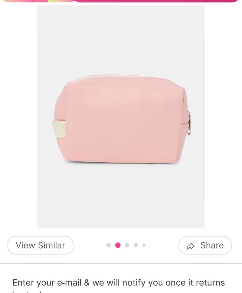 Pink Travel Pouch