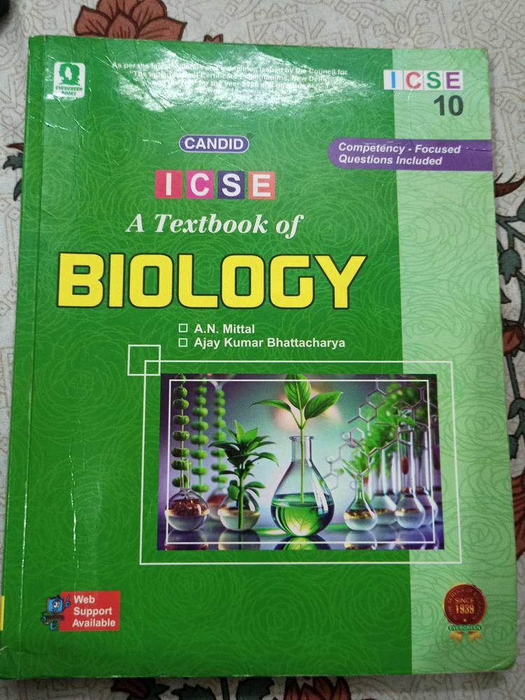 ICSE Biology Textbook - Candid