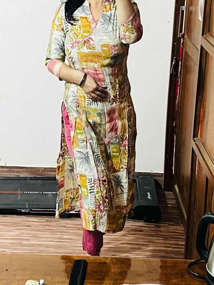 Muslin kurta pant set