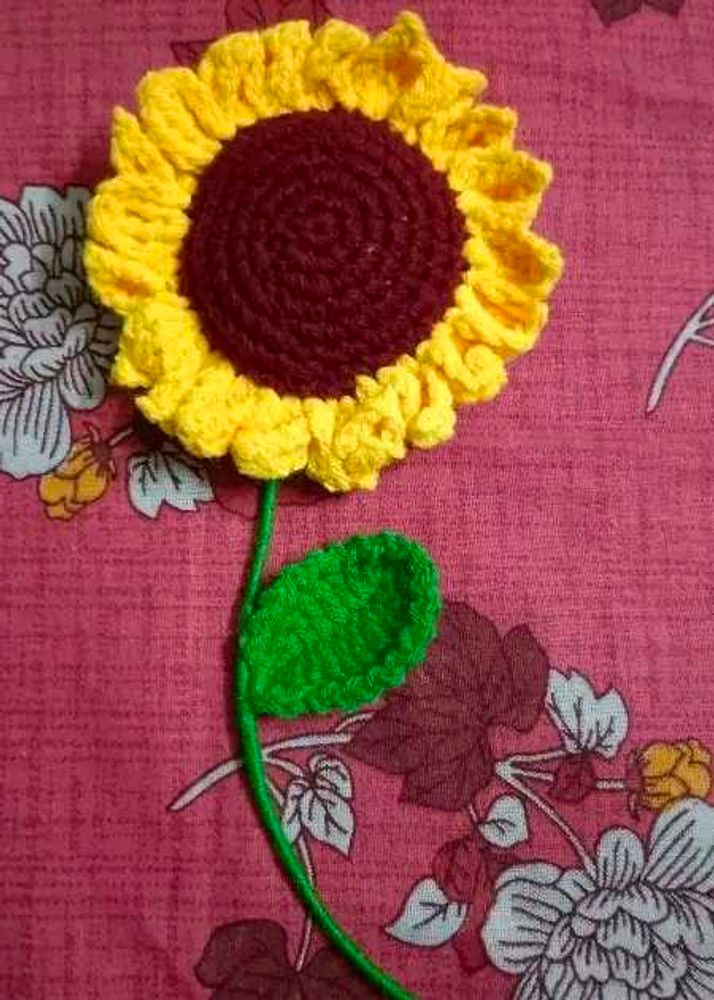 Crochet Sunflower Decoration