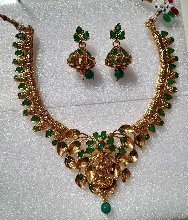 Exquisite Gold Plated Necklace &amp; Earrings