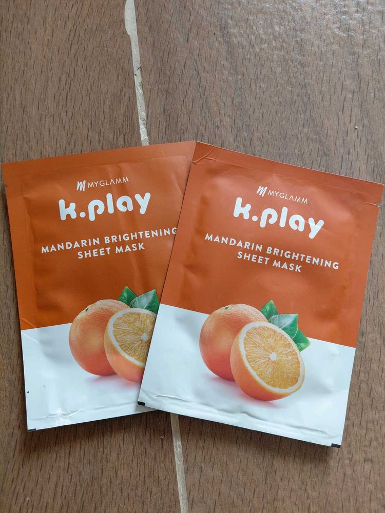 MyGlamm K.Play Brightening Sheet Masks (2