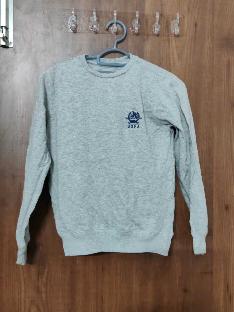USPA Gray Crew Neck Sweatshirt