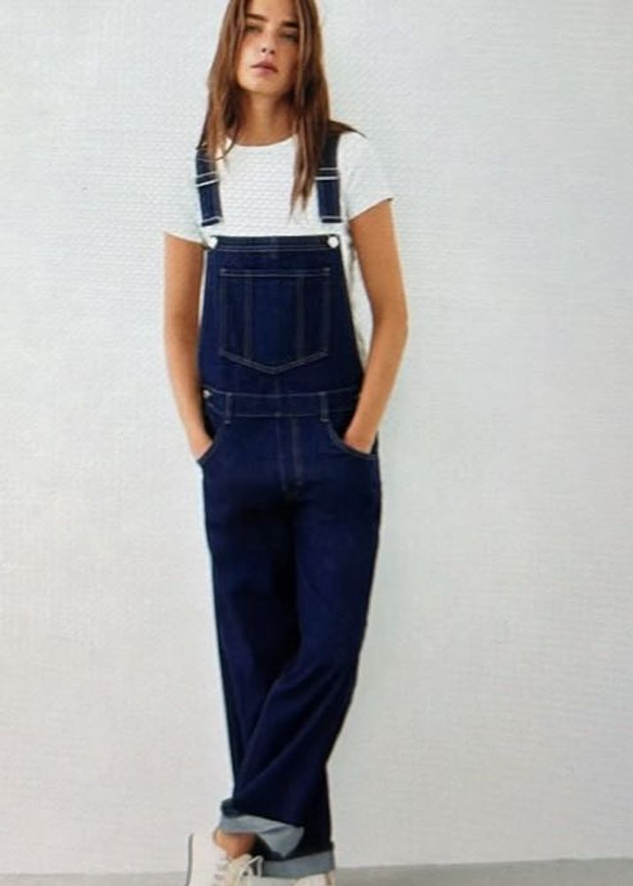 Denim Shoulder Strap Dungrees