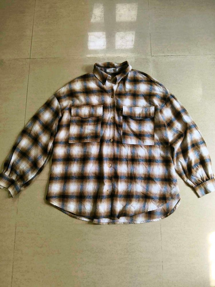 Oversized Flannel Shirt