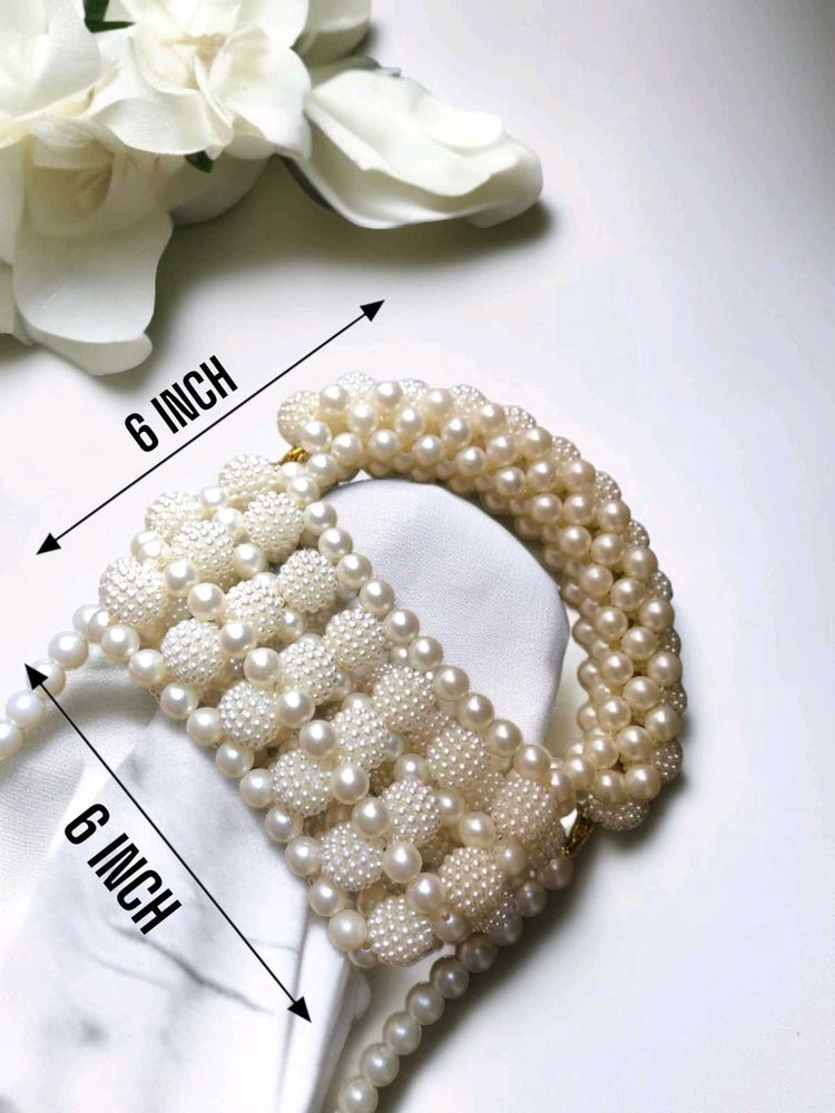 Pearl Beaded Handbag