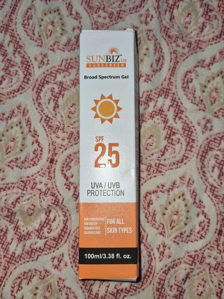 SUNBIZ Lite Sunscreen SPF 25