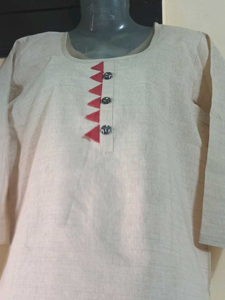 Elegant Beige Kurti