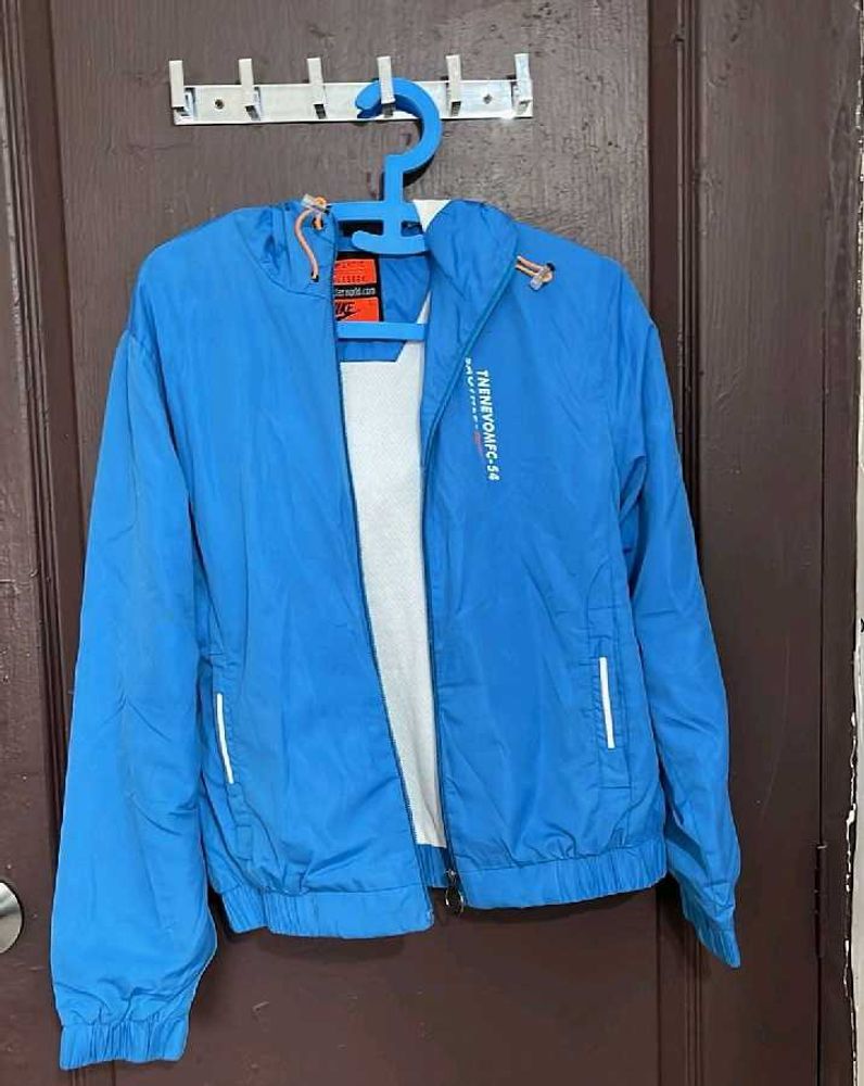 Blue Nike Windbreaker Jacket